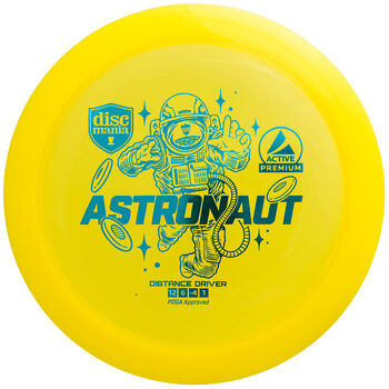 Discmania Active Premium Astronaut folf diskur - Gulur 