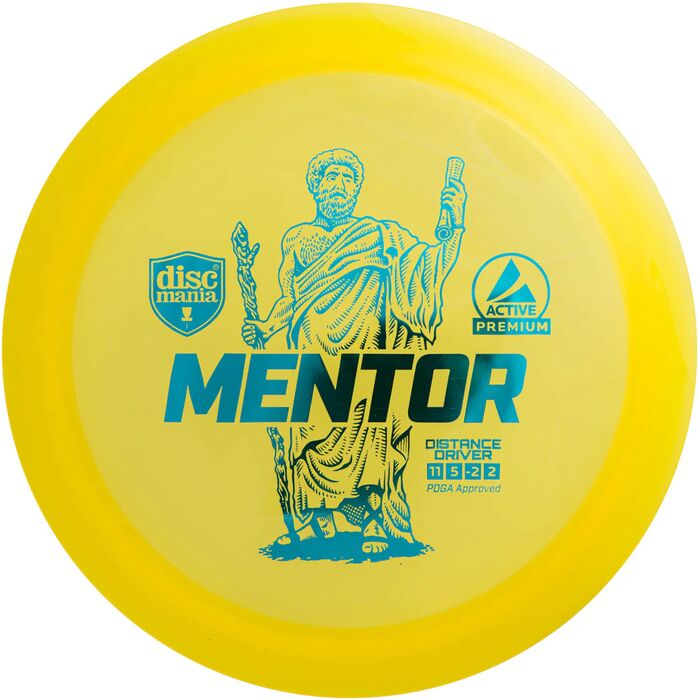 Discmania Active Premium Mentor diskur - Gulur