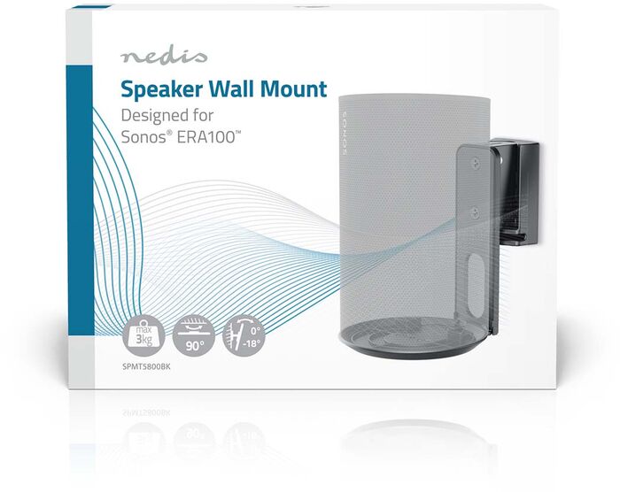 Nedis veggfesting f. Sonos Era 100 - Svört