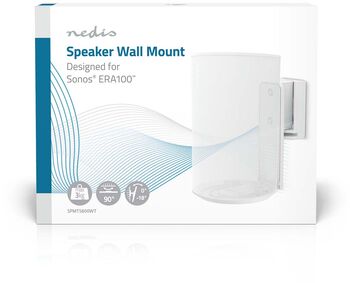 Nedis veggfesting f. Sonos Era 100 - Hvít