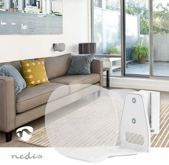 Nedis veggfesting f. Sonos Era 300 - Hvít