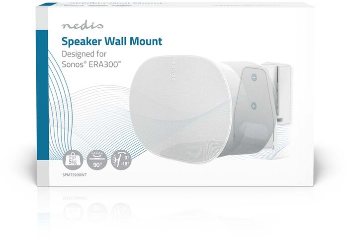 Nedis veggfesting f. Sonos Era 300 - Hvít