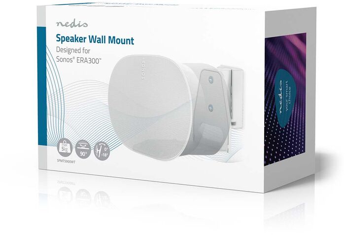 Nedis veggfesting f. Sonos Era 300 - Hvít