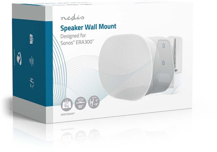 Nedis veggfesting f. Sonos Era 300 - Hvít