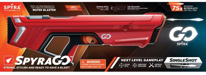 SpyraGo vatnsbyssa - Rauð