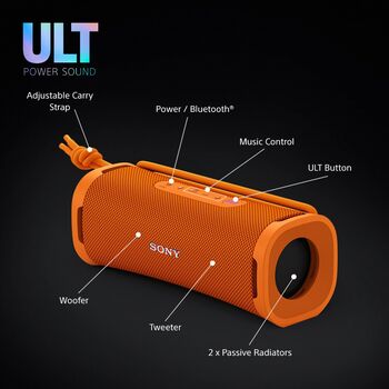 Sony ULT Field 1 ferðahátalari - Appelsínugulur
