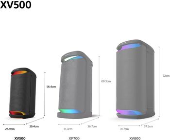 Sony ferðahátalari SRS-XV500 - Svartur