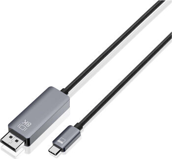 Sandstrøm USB-C í DP - 2 metrar