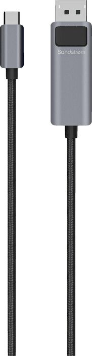 Sandstrøm USB-C í DP - 2 metrar