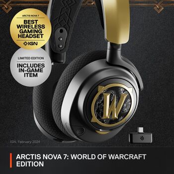 Steelseries Arctis Nova 7 þráðlaus leikjaheyrnartól - WOW Edition
