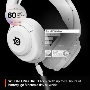 SteelSeries Arctis Nova 5 Playstation leikjaheyrnartól - Hvít 