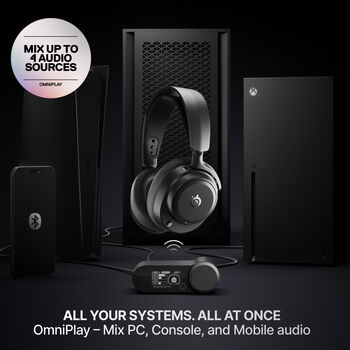 SteelSeries Arctis Nova Pro Omni þráðlaus leikjaheyrnartól - Svört