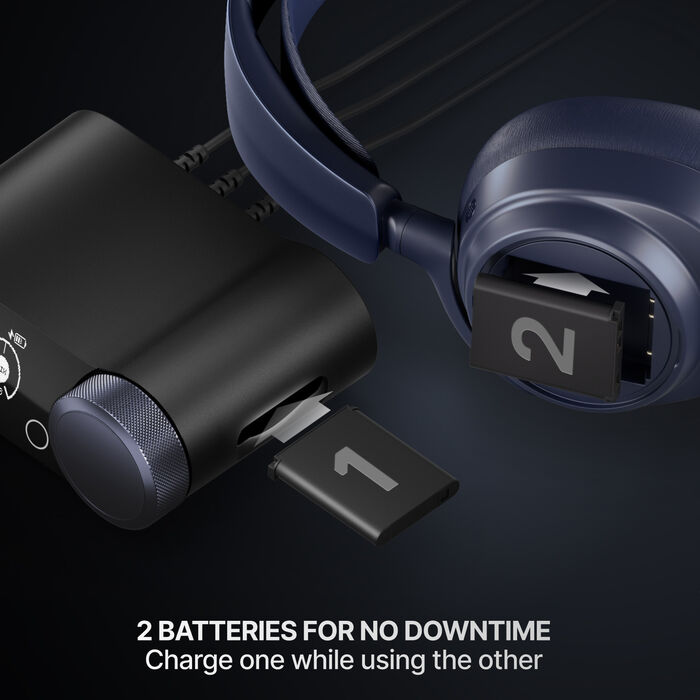 SteelSeries Arctis Nova Pro Omni þráðlaus leikjaheyrnartól - Blá