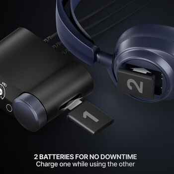 SteelSeries Arctis Nova Pro Omni þráðlaus leikjaheyrnartól - Blá