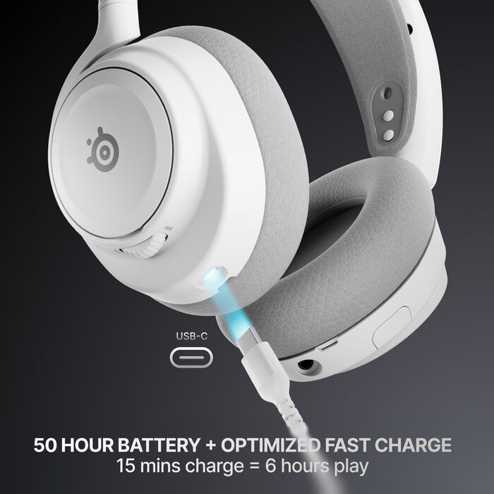 SteelSeries Nova 7 Gen 2 þráðlaus leikjaheyrnartól - Hvít