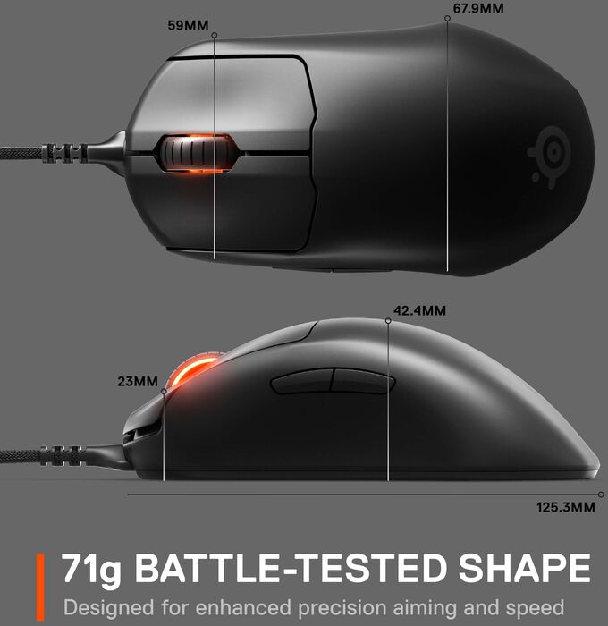 SteelSeries Prime leikjamús