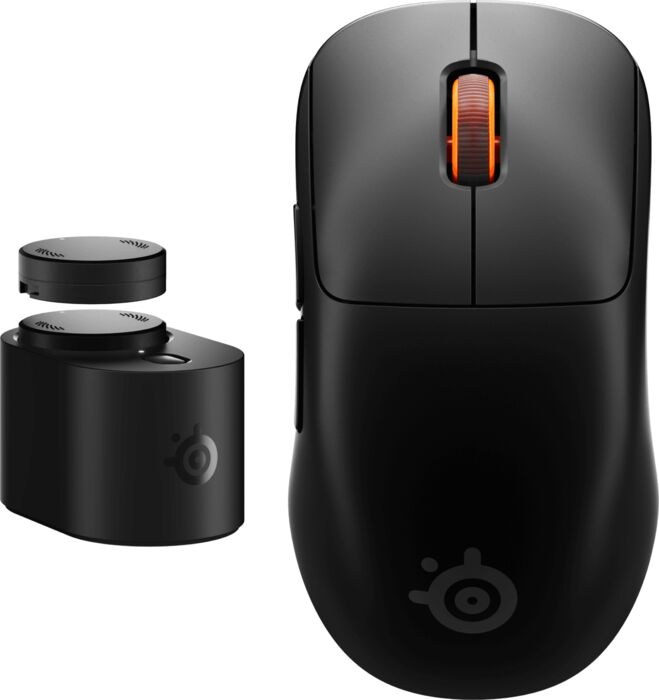SteelSeries Sensei Pro þráðlaus leikjamús - Svört
