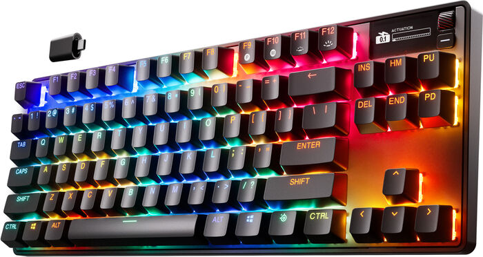 SteelSeries Apex Pro TKL Gen 3 þráðlaust lyklaborð - Svart