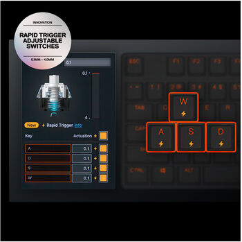 SteelSeries Apex Pro Mini Gen 3 leikjalyklaborð - Svart