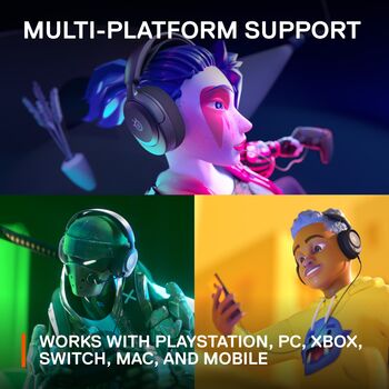 SteelSeries Arctis Nova 1 PlayStation leikjaheyrnartól - Svört