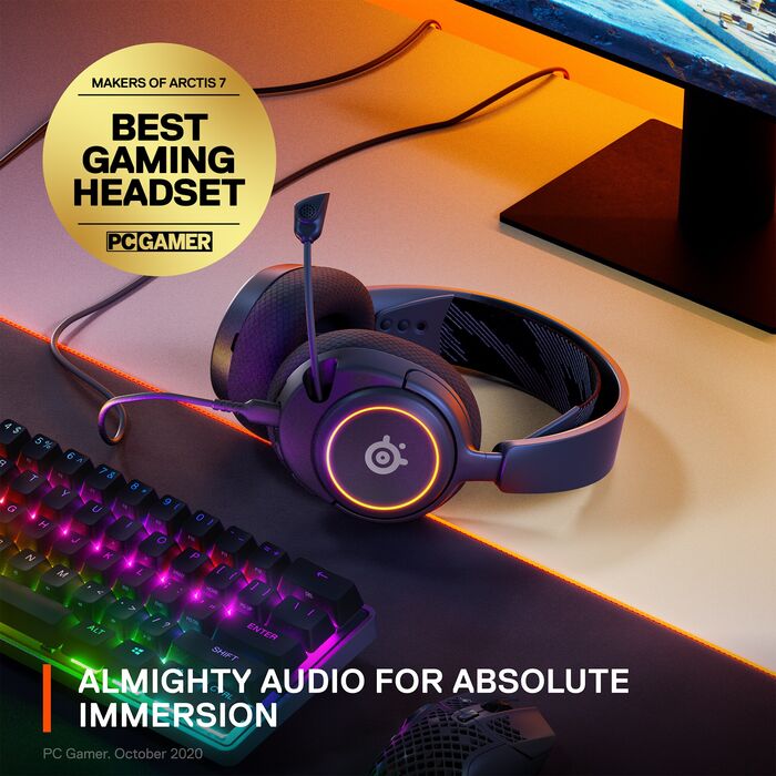Product image not available for SteelSeries Arctis Nova 3 leikjaheyrnartól - Svört