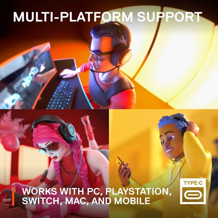 Product image not available for SteelSeries Arctis Nova 3 leikjaheyrnartól - Svört