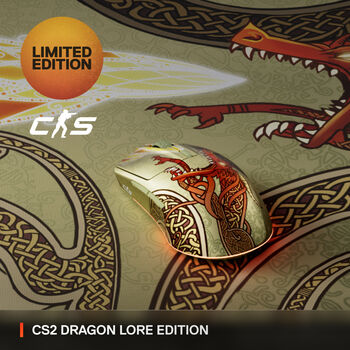 Steelseries þráðlaus leikjamús - CS2 Dragon Lore