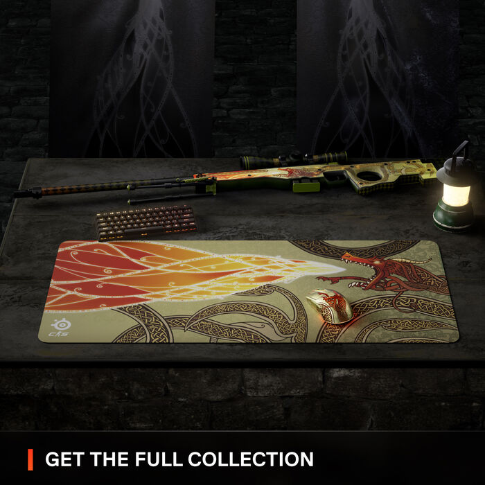 Steelseries þráðlaus leikjamús - CS2 Dragon Lore