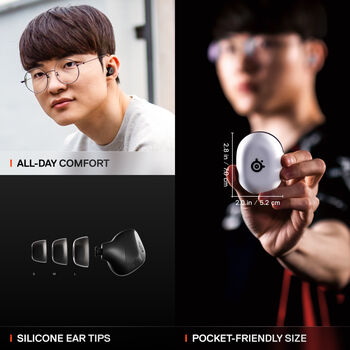 SteelSeries Arctis Gamebuds leikjaheyrnartól - Svört