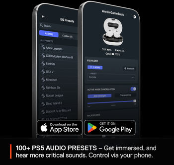 SteelSeries Arctis Gamebuds leikjaheyrnartól - Hvít