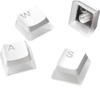 SteelSeries PrismCaps takkar - Hvítir