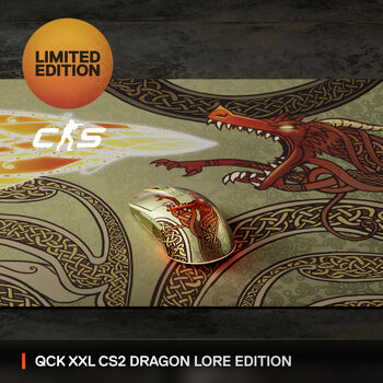 Steelseries Qck músarmotta - CS2 Dragon Lore