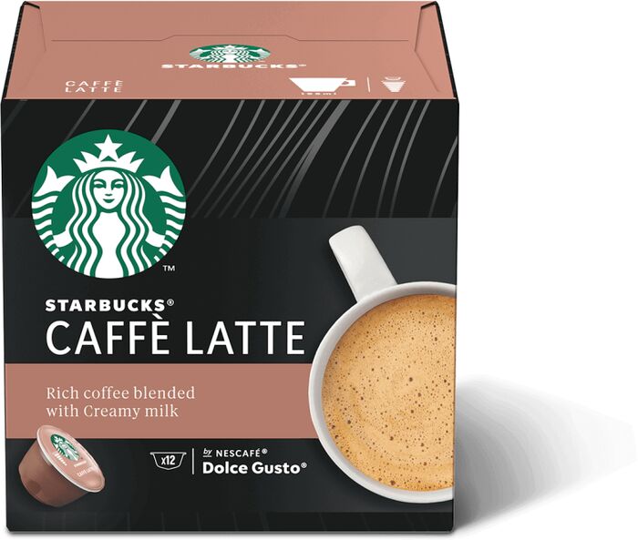 Starbucks Caffe Latte Dolce Gusto kaffihylki