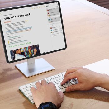 Just Mobile Aludisc Max spjaldtölvustandur