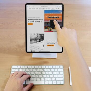 Just Mobile Aludisc Max spjaldtölvustandur