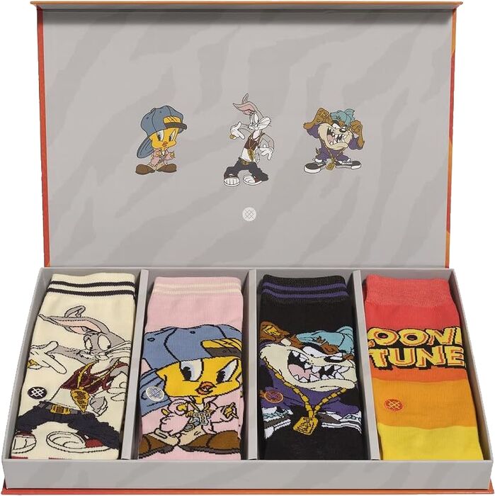 Stance sokkar Looney Tunes gjafakassi - L