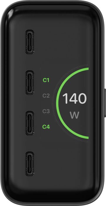 Satechi ChargeView 140W hleðslutæki - Svart