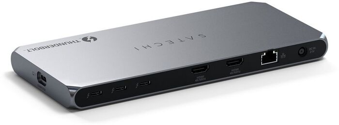 Satechi Thunderbolt 4 tengikví - Grá