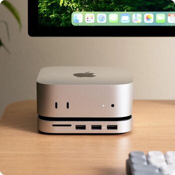 Satechi Mac Mini M4 standur og tengikví