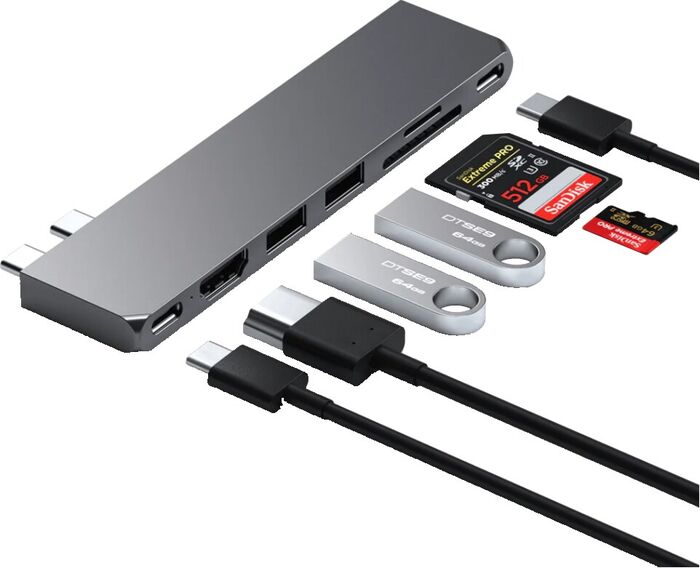 Satechi USB-C Pro tengikví - 6 tengja
