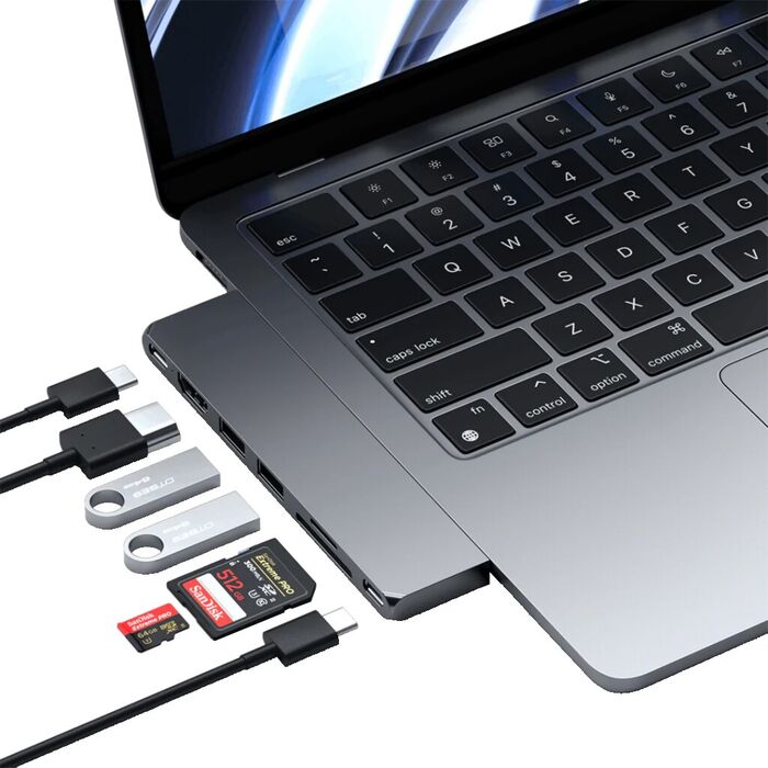 Satechi USB-C Pro tengikví - 6 tengja
