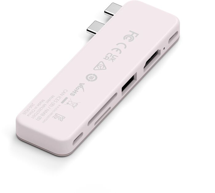 Satechi Neo Hub Mini USB-C tengikví - Fölbleik