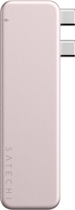 Satechi Neo Hub Mini USB-C tengikví - Fölbleik