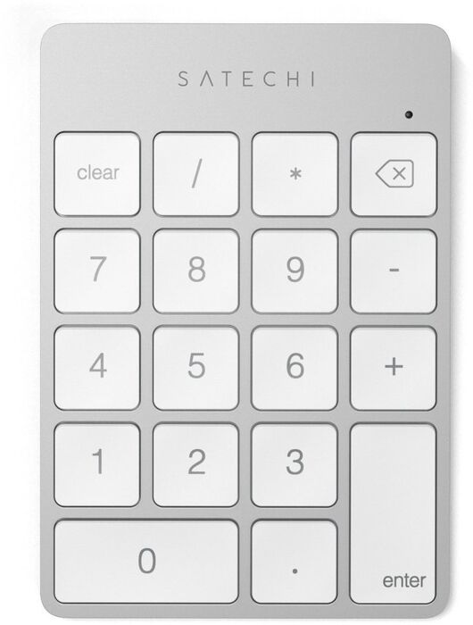 Satechi Slim þráðlaust talnaborð - Silfur