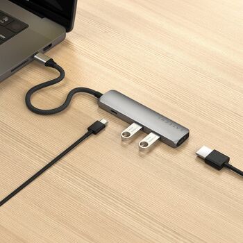 Satechi 4-í-1 USB-C Slim tengikví