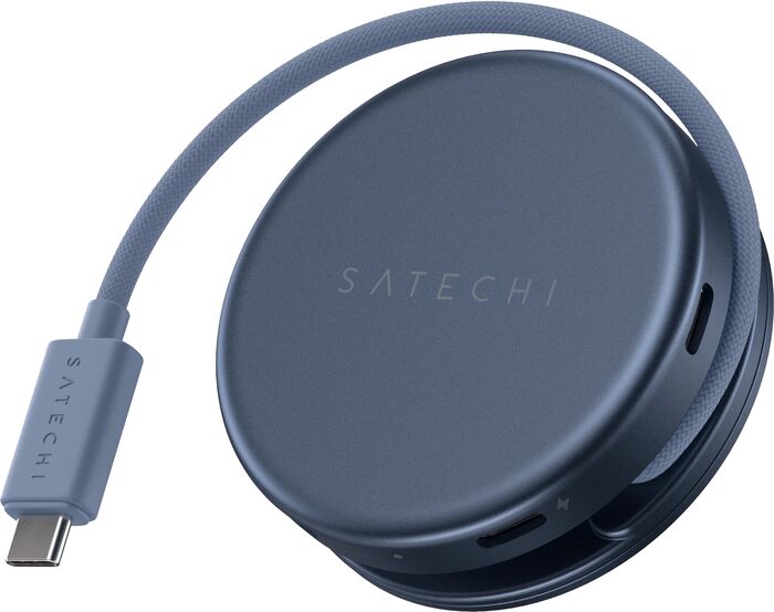 Satechi OntheGo 5-í-1 USB-C tengikví - Blár