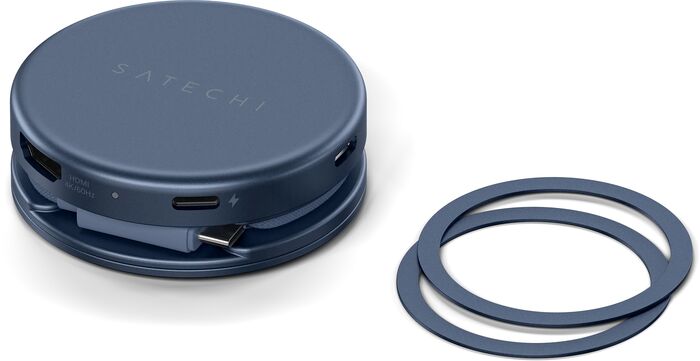 Satechi OntheGo 5-í-1 USB-C tengikví - Blár