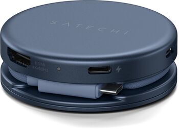 Satechi OntheGo 5-í-1 USB-C tengikví - Blár