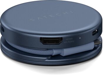 Satechi OntheGo 5-í-1 USB-C tengikví - Blár