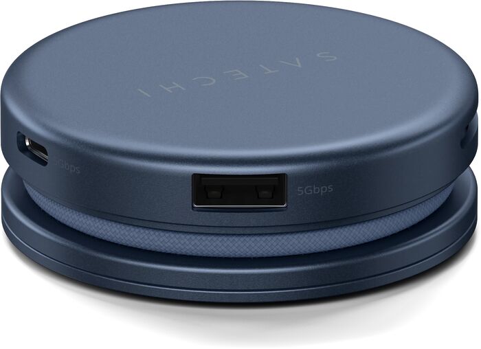 Satechi OntheGo 5-í-1 USB-C tengikví - Blár